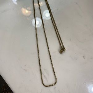 Thick adjustable chain necklace